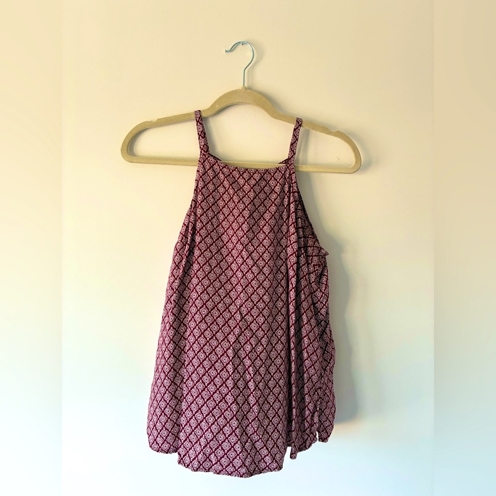 Old Navy Burgundy Halter Top
